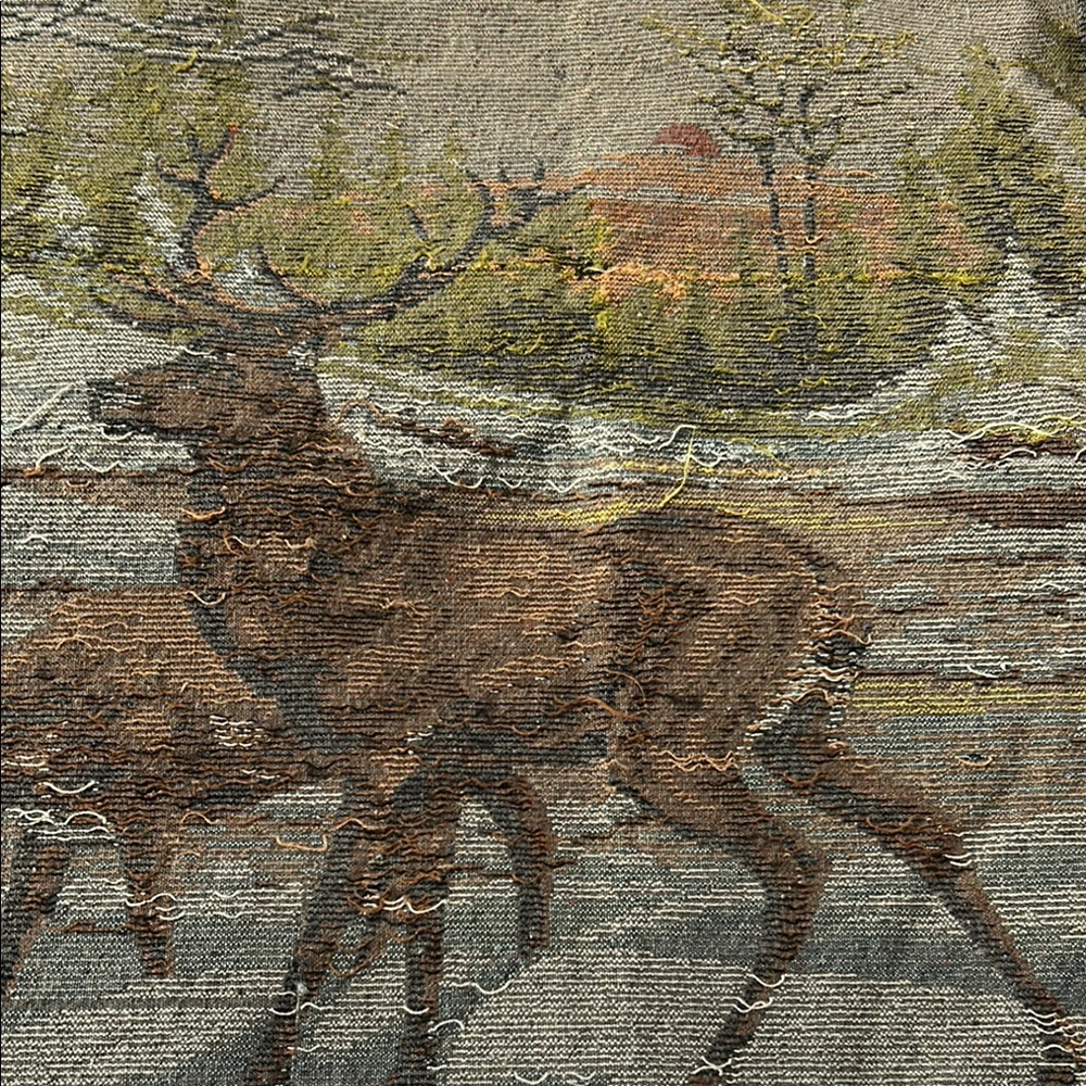 Deer tapestry from 1960 - Picture 13 of 16